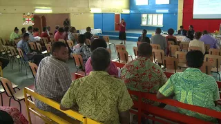 Fijian Acting PM officiates the Question and Answer Session at the 2nd Round Civil Servants, Nausori