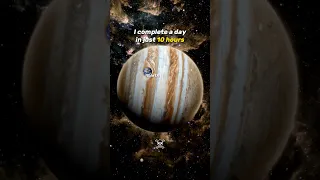 Jupiter vs Earth ☠️🌌  #Space #shorts