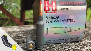 Hornady 5.45x39 60gr. V-Max Steel Case//Velocity Test