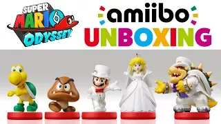 Amiibo UNBOXING - Super Mario Odyssey / Goomba / Koopa