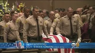 Slain Sheriff’s Sergeant Honored In Funeral Procession, Memorial Service