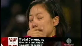 Canada National Anthem Played When Carol Huynh Received Gold