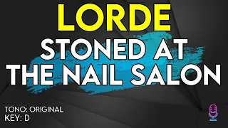 Lorde - Stoned at the Nail Salon - Karaoke Instrumental