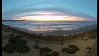 Monterey Beach Sunset on Balcony VR 180 6k