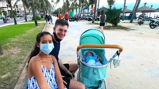 The second week with the baby. Trying to get citizenship for a child in Vietnam