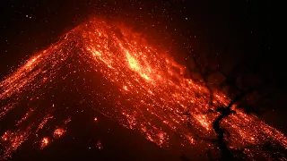 "EXTREME" close up of an eruption!!!