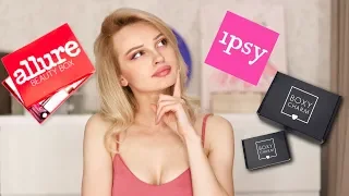 Beauty Box-ების განხილვა / IPSY, ALLURE, BOXYCHARM