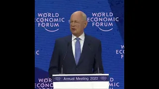 Klaus Schwab Tells The World Economic Forum "The Future Is Built By Us"