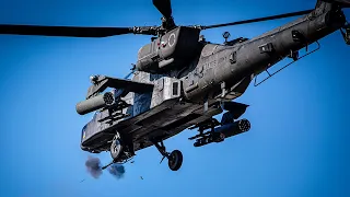 AH-64 Apache Gunship - Aerial Gunnery Training