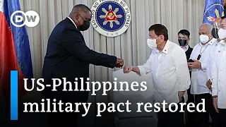 US to maintain military force in the Philippines | DW News