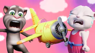 Talking Tom  -  O Avião Quebrado da Angela  - Desenhos Animados Para Bebês