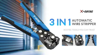 How to use Automatic Wire Stripping Tool #WireStripper #X-cotec #wire #electrical #tools #amazon