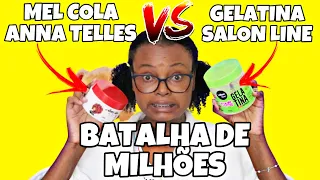 BATALHA MEL COLA ANNA TELLES X GELATINA VERDE SALON LINE SUPER  DEFINIÇÃO