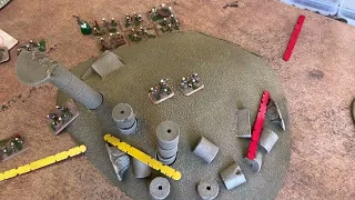 Flames of war - battle report: Italian infantry vs British Shermans