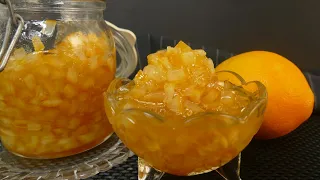 Orange peel jam! Simple, fast and very tasty!