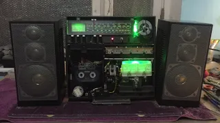 Telefunken 1M . ЛПМ отремонтирован .Звучание с FM и кассеты. Проверка