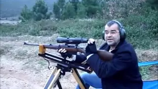 200 metre şişe kırma sauer 30-06 yivli burris eliminator dürbün