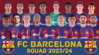 FC BARCELONA Squad Season 2023/24 | FC Barcelona | FootWorld