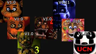 All FNaF Max Modes On The Earliest Public Release Versions