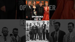 Oppenheimer Cast Vs Real People #shorts