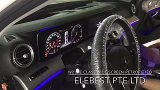 W213 E Class Widecockpit Screen Retrofitted