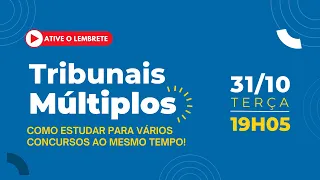 Live - Tribunais Múltiplos - TERÇA 19H05