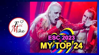 EUROVISION 2023 - MY TOP 24 - So far