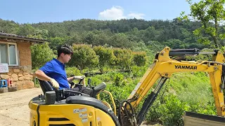 굴삭기 존잘남 빡포크🦺나가신다 길을 비켜라 #굴삭기작업 #굴삭기 #automobile #excavator #중장비#전라남도#나주#포크남