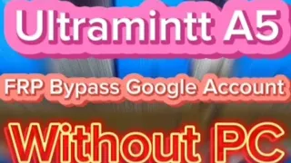 Ultramintt A5 FRP bypass | Ultramintt  A5 FRP bypass Google Account Without PC | FRP Ultramintt A5