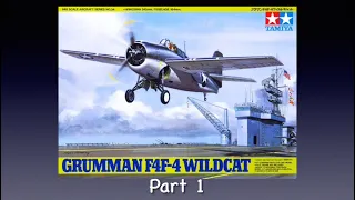 Building the Tamiya 1/48 F4F-4 Wildcat -Part 1