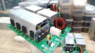 inverter 300vdc -400vdc to 220vac 50hz (8kw max) sinwave test... | HTpro2