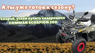 COMMAN SCORPION 200CC | Самый популярный квадроцикл в Украине | Видео обзор