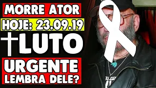 Chega notícia: grande ator, marcou na TV por várias atuações, comunicado acaba de chegar.