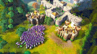 Age of Empires 4 - 3v3 MASSIVE BATTLE IN BLACK FOREST | Multiplayer Gameplay