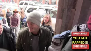 Travis Fimmel on Main Street in Park City Utah for Sundance Film Festival