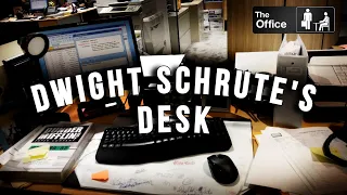 Dwight Schrute's Desk 🖨️ The Office 🏬 | Keyboard, writing, office atmosphere