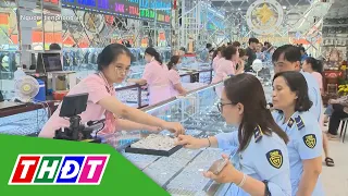 Quản lý thị trường kiểm tra một tiệm vàng lớn ở An Giang | THDT