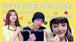 twice being role models