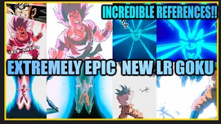 Amazing new Goku Kaioken and Spirit Bomb! Dokkan Anime References!!