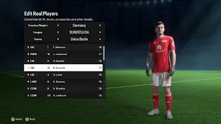 EA SPORTS FC 24 - Union Berlin - Player Faces and Ratings