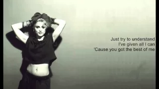 Madonna - Borderline (Lyrics On Screen)