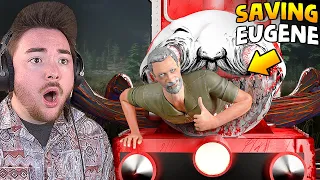 SAVING EUGENE WITH WAY TOO MANY MODS... (it worked though) | Choo Choo Charles (Mods)