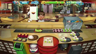 Cooking Fever - Sushi Restaurant 1 - 5 Walkthrough [3 Stars]