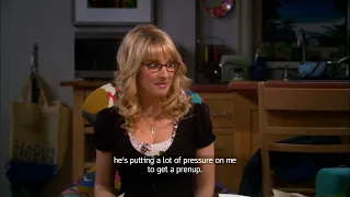 Bernadette's father wants Howard to sign a prenup! TBBT S5E16