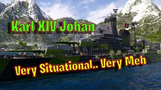 Meet The Karl XIV Johan! Tier 8 Pan Euro Battleship (World of Warships Legends)