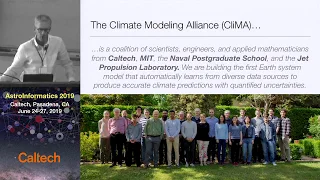 Clouds, Climate, And Data-Informed Earth System Modeling - Tapio Schneider - 6/24/2019