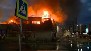 Пожар в ТЦ «М-ЮНИ» тушили более 6-ти часов
