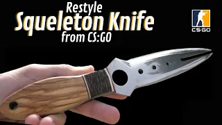 How to make a revisit of the skeleton knife from the CSGO ?