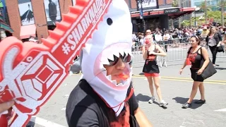 watch SHARKNADO 2 antics at SDCC San Diego Comic Con 2014