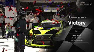 1st Win on Gran Turismo 7 Online Daily Race